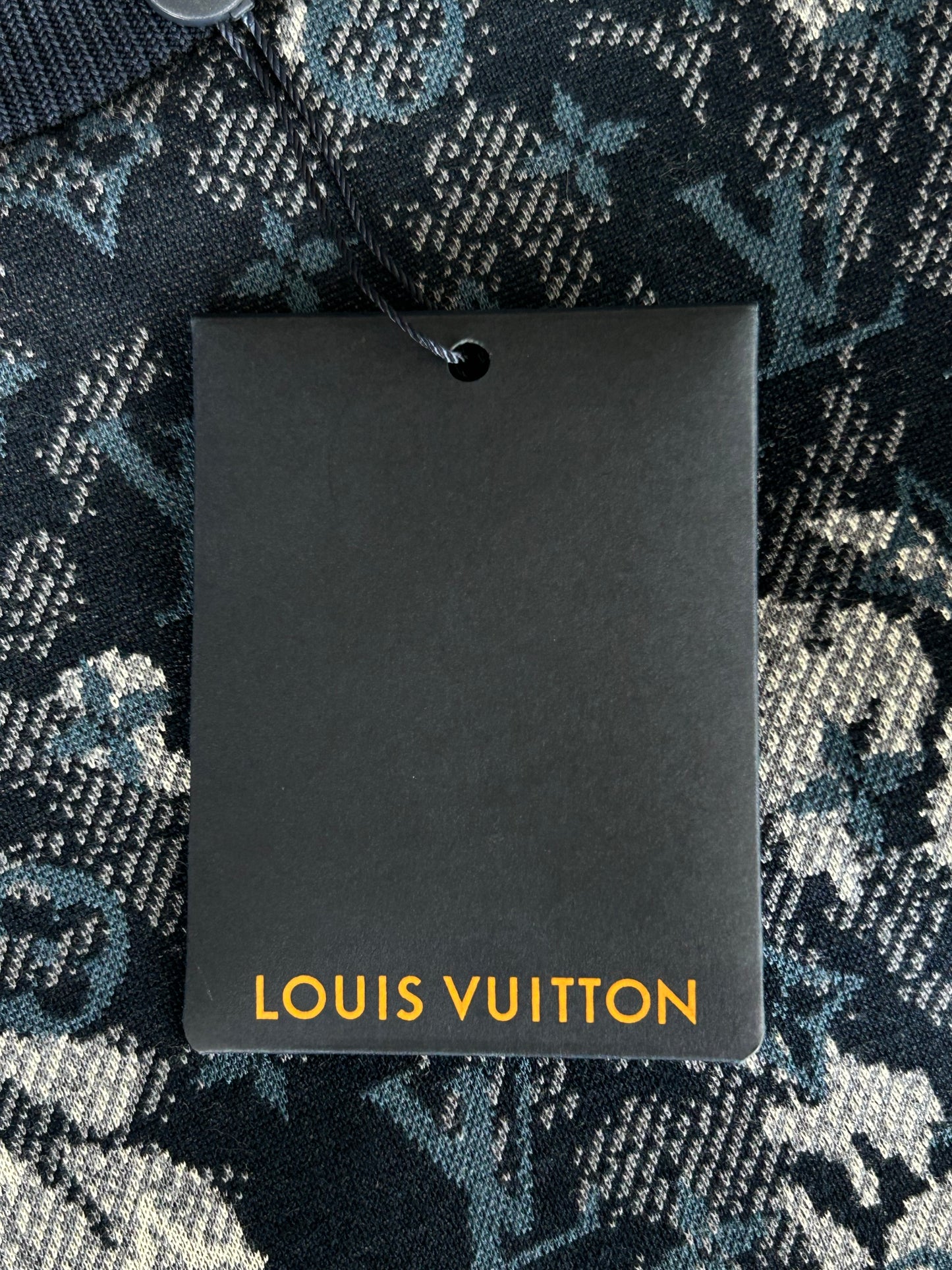 Louis Vuitton Blue Tapestry Monogram Sweater