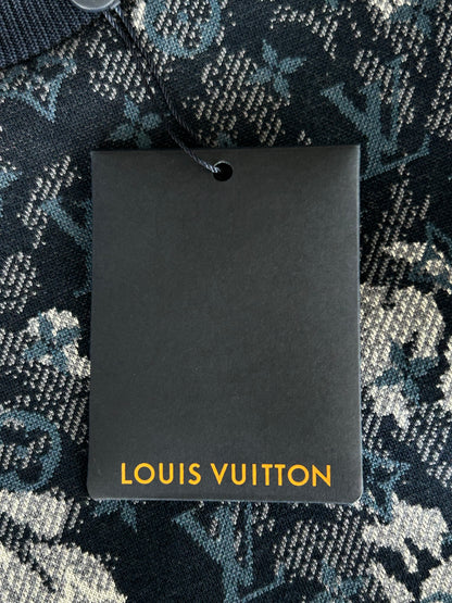 Louis Vuitton Blue Tapestry Monogram Sweater