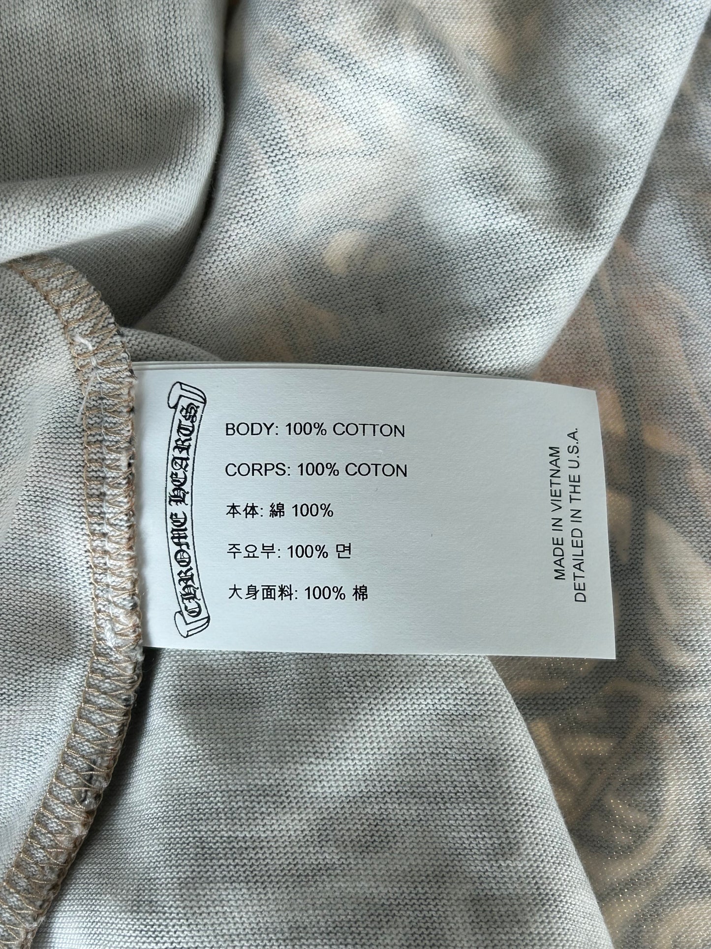 Chrome Hearts Nike NOCTA Camouflage Horseshoe Logo T-Shirt