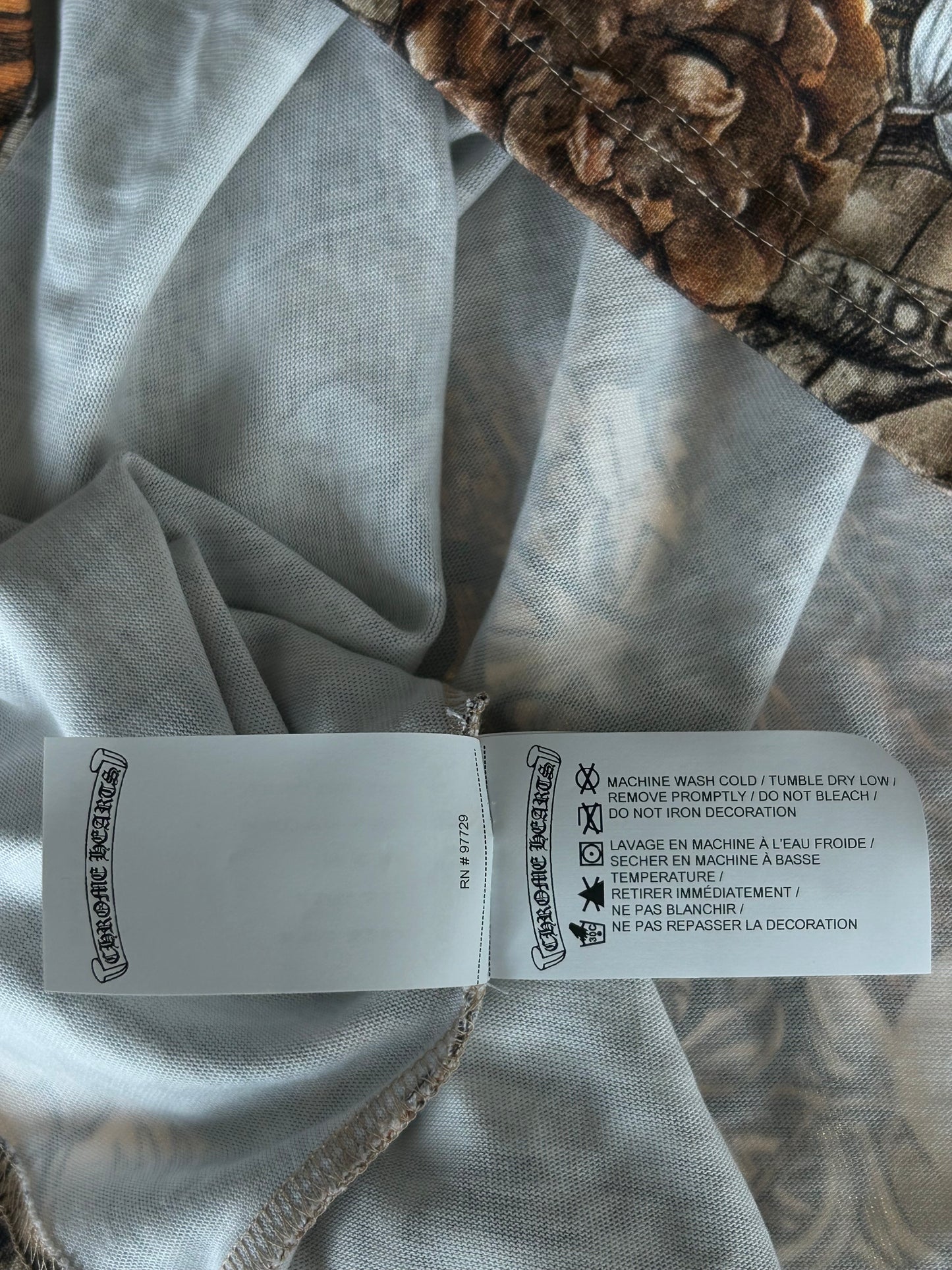 Chrome Hearts Nike NOCTA Camouflage Horseshoe Logo T-Shirt