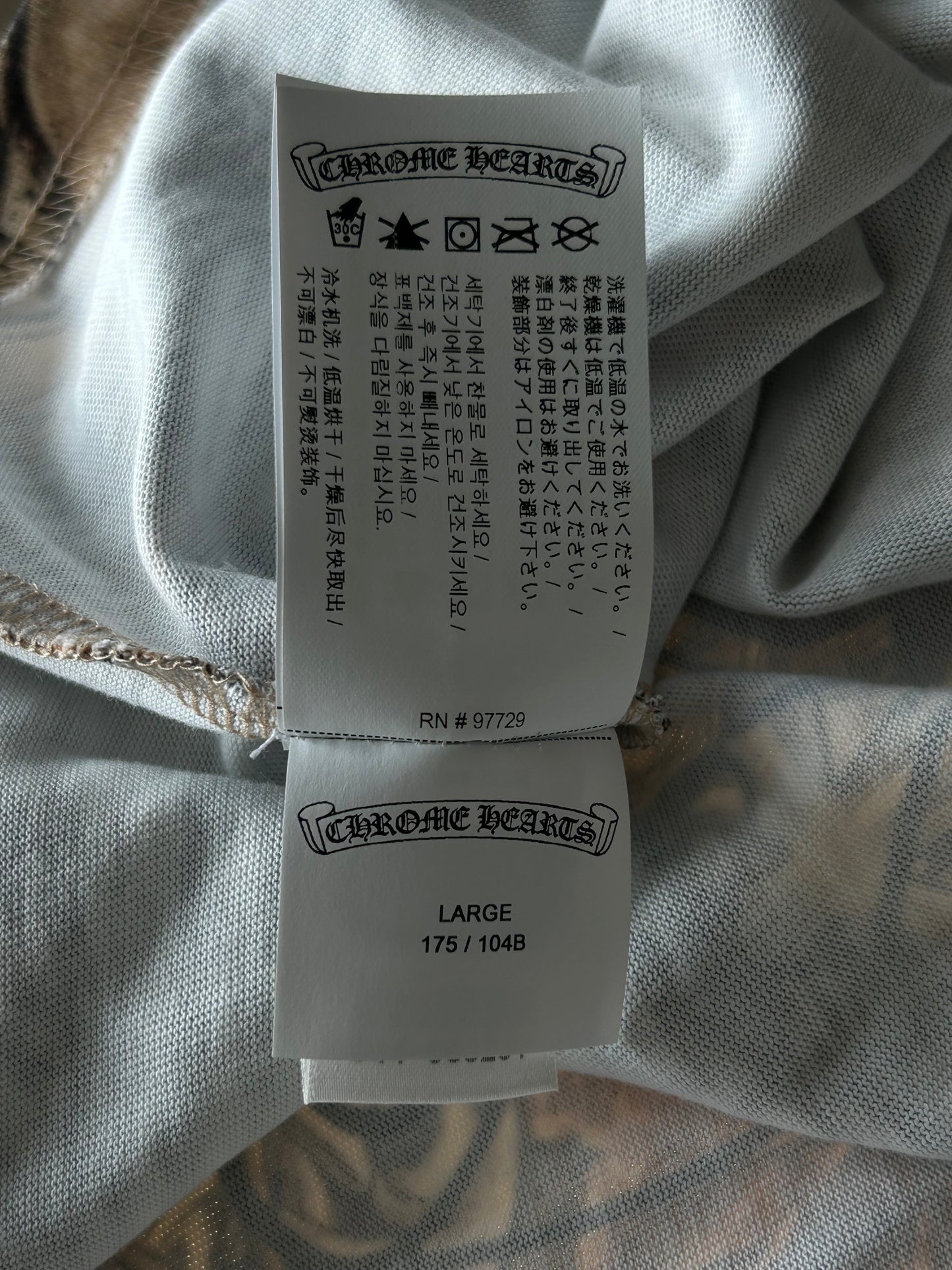 Chrome Hearts Nike NOCTA Camouflage Horseshoe Logo T-Shirt