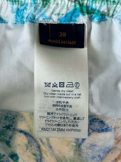 Louis Vuitton White Multicolor Pastel Monogram Swimshorts