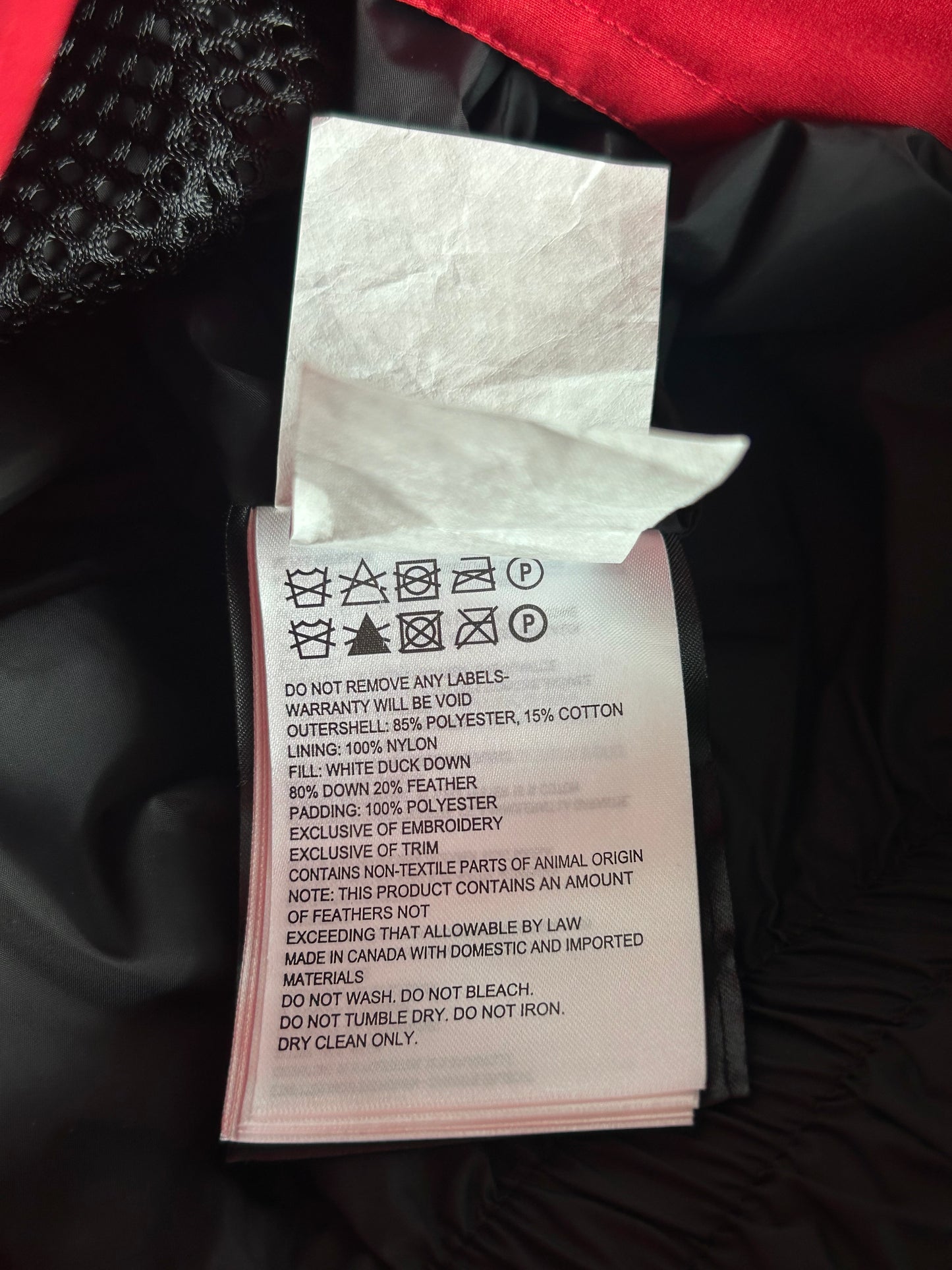 Canada Goose Red Mountain Parka Jacket