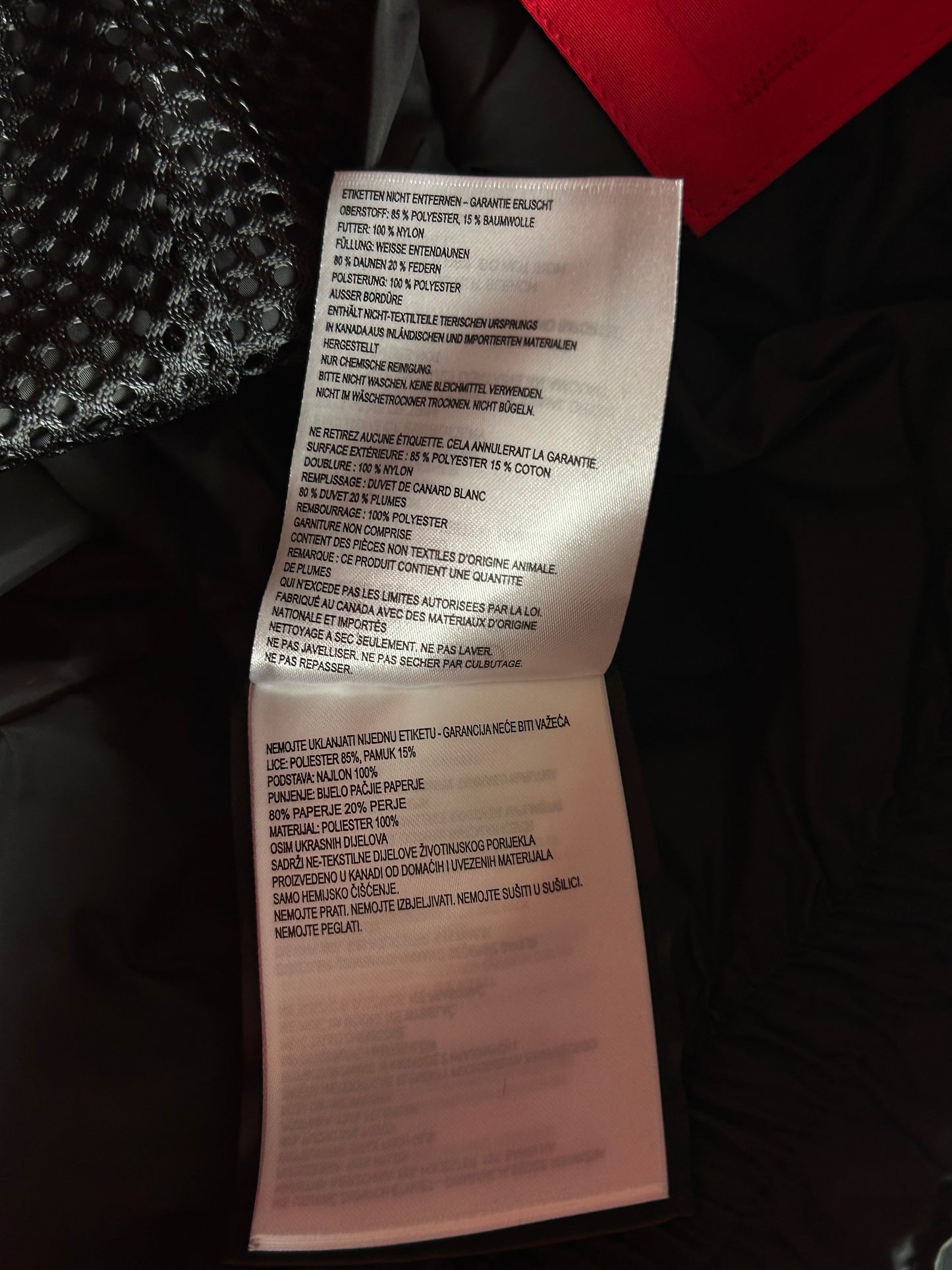 Canada Goose Red Mountain Parka Jacket