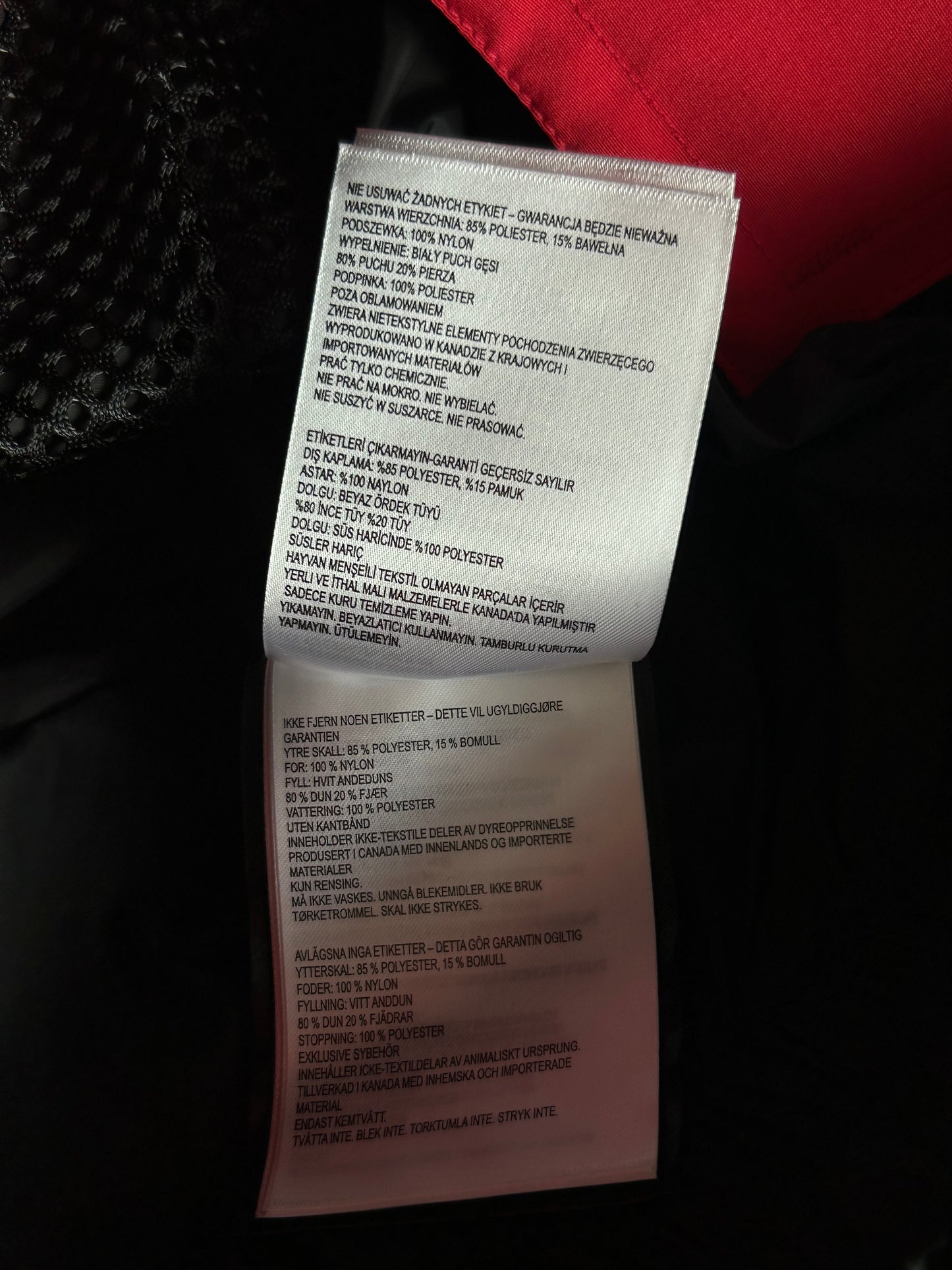 Canada Goose Red Mountain Parka Jacket