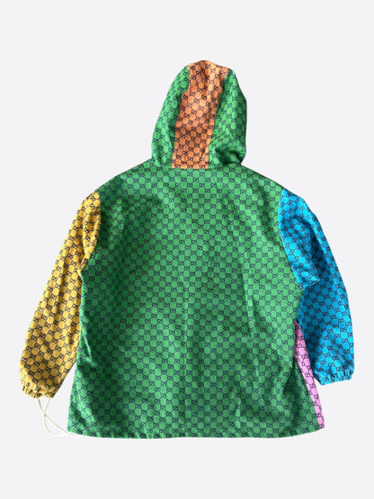 Gucci Multicolor GG Monogram Zip Up Jacket