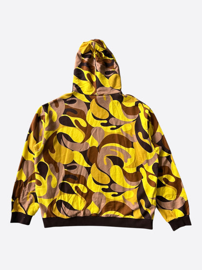 Marni Yellow Abstract Camouflage Print Hoodie