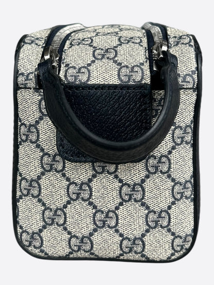Gucci Beige & Black GG Supreme Toiletry Bag