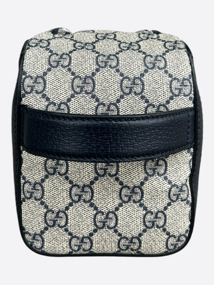 Gucci Beige & Black GG Supreme Toiletry Bag