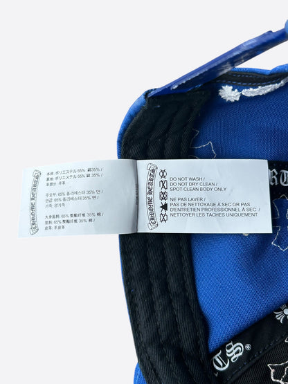 Chrome Hearts Blue & White Cross Patch Hat