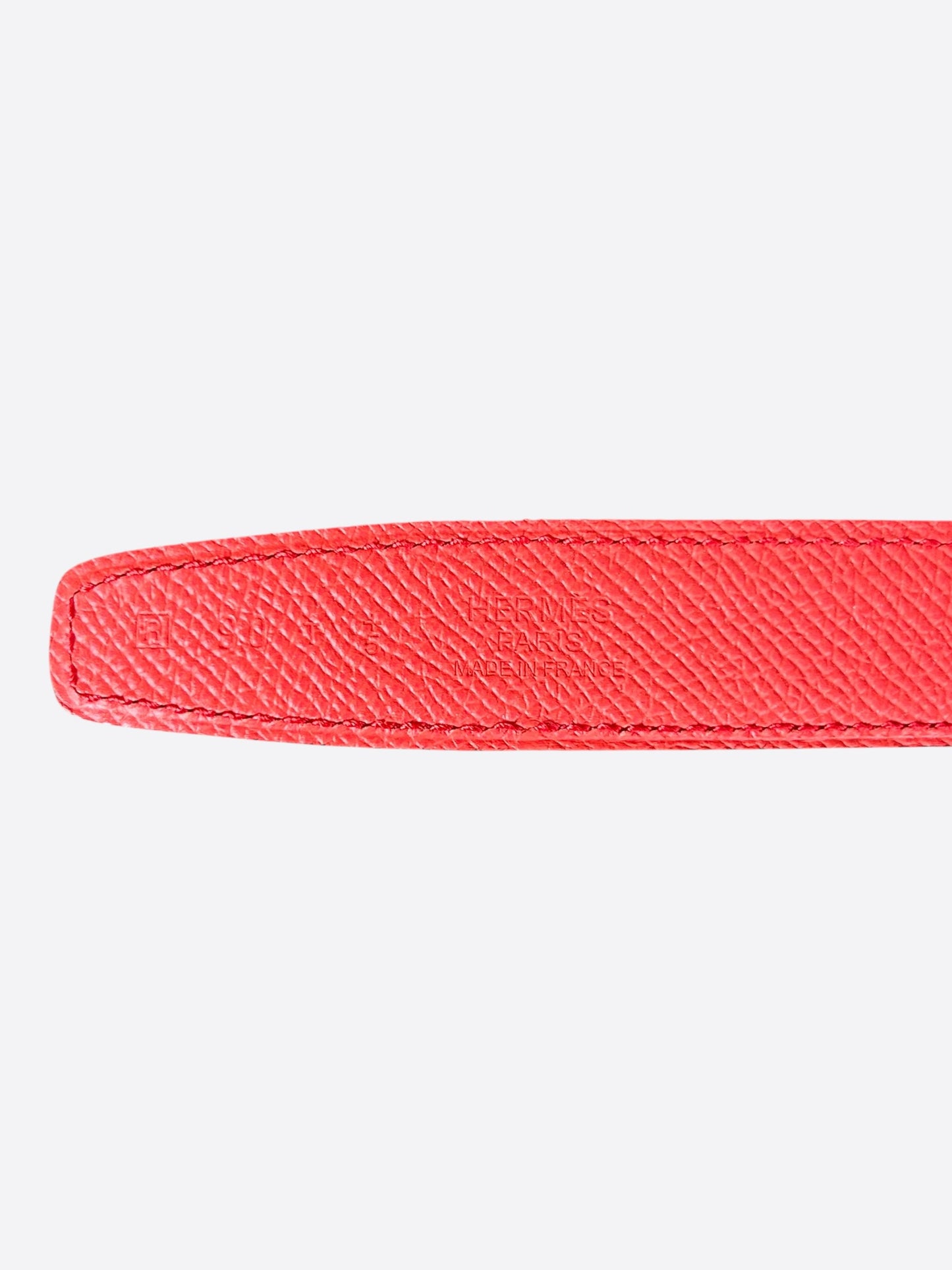 Hermes Pink & Gold Constance Belt