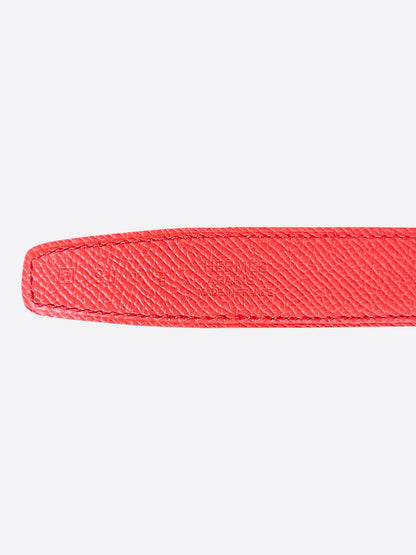 Hermes Pink & Gold Constance Belt