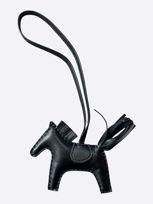 Hermes So Black Rodeo Bag Charm PM
