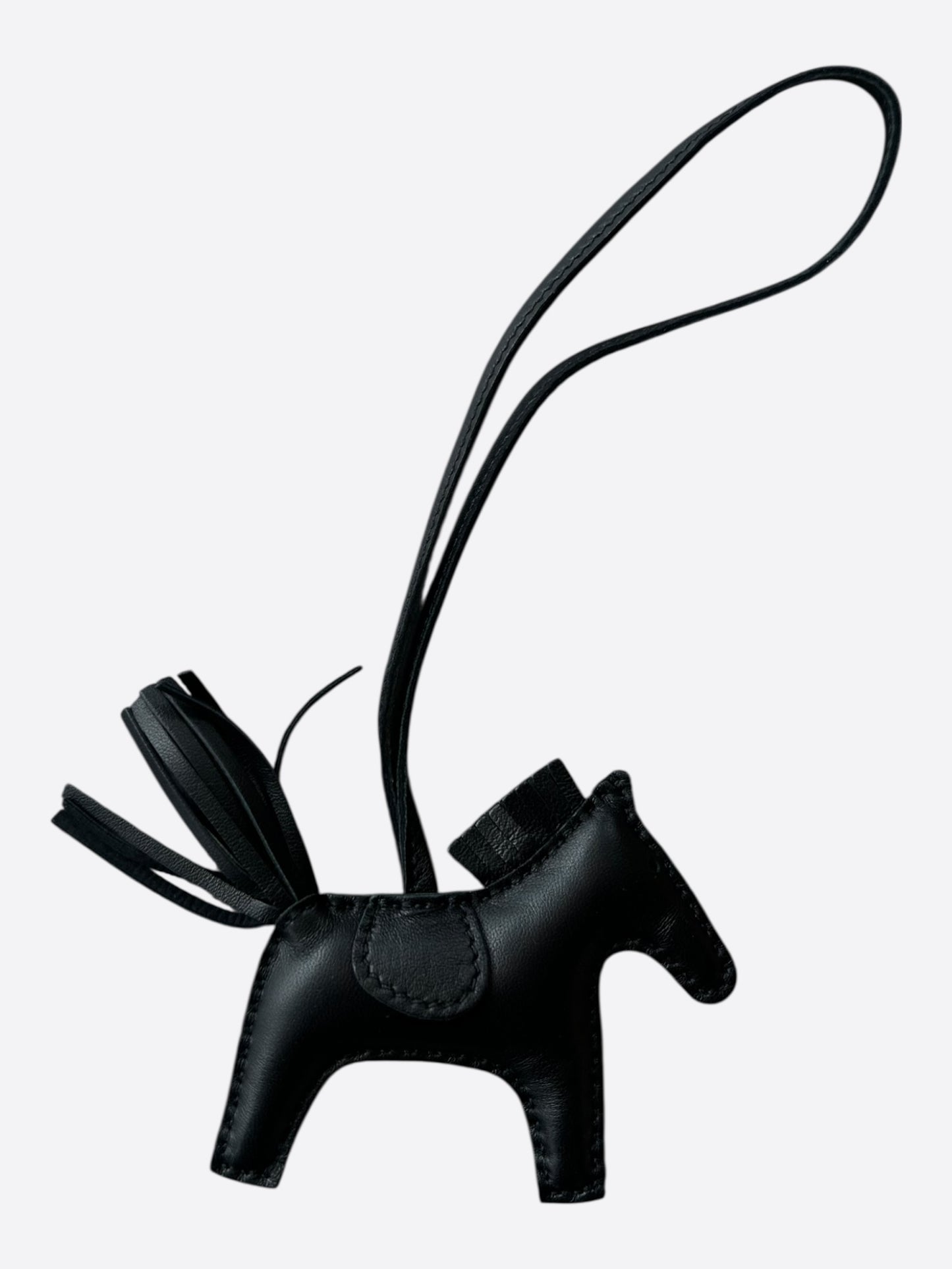 Hermes So Black Rodeo Bag Charm PM