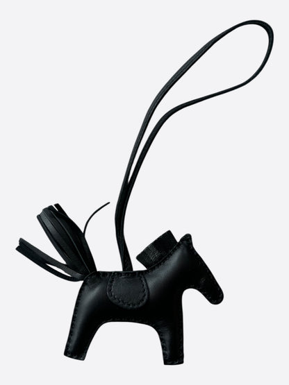 Hermes So Black Rodeo Bag Charm PM