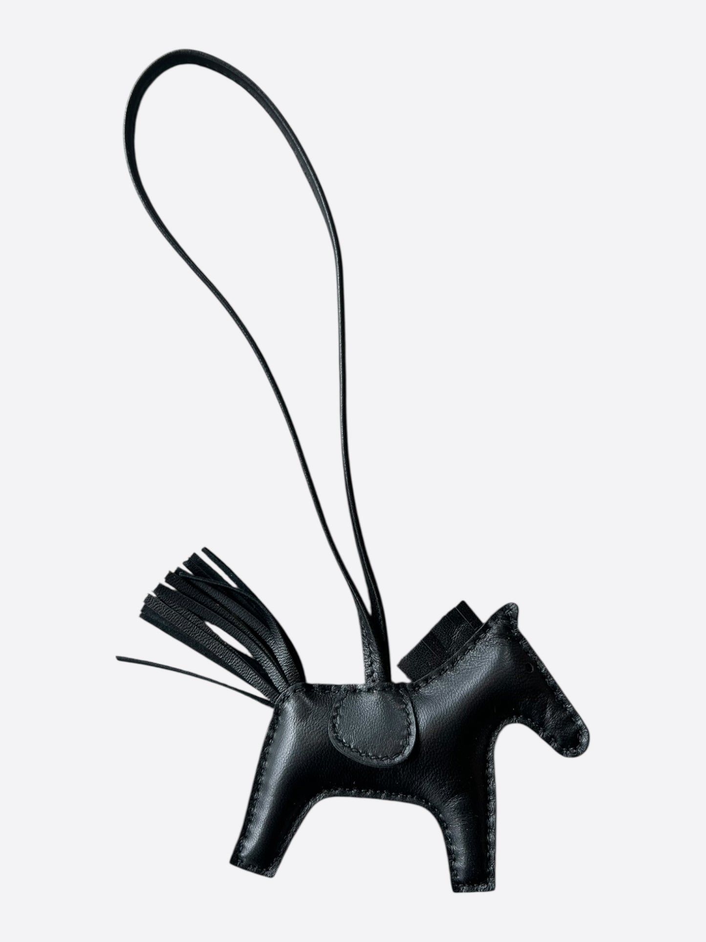 Hermes So Black Rodeo Bag Charm PM