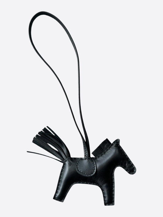 Hermes So Black Rodeo Bag Charm PM