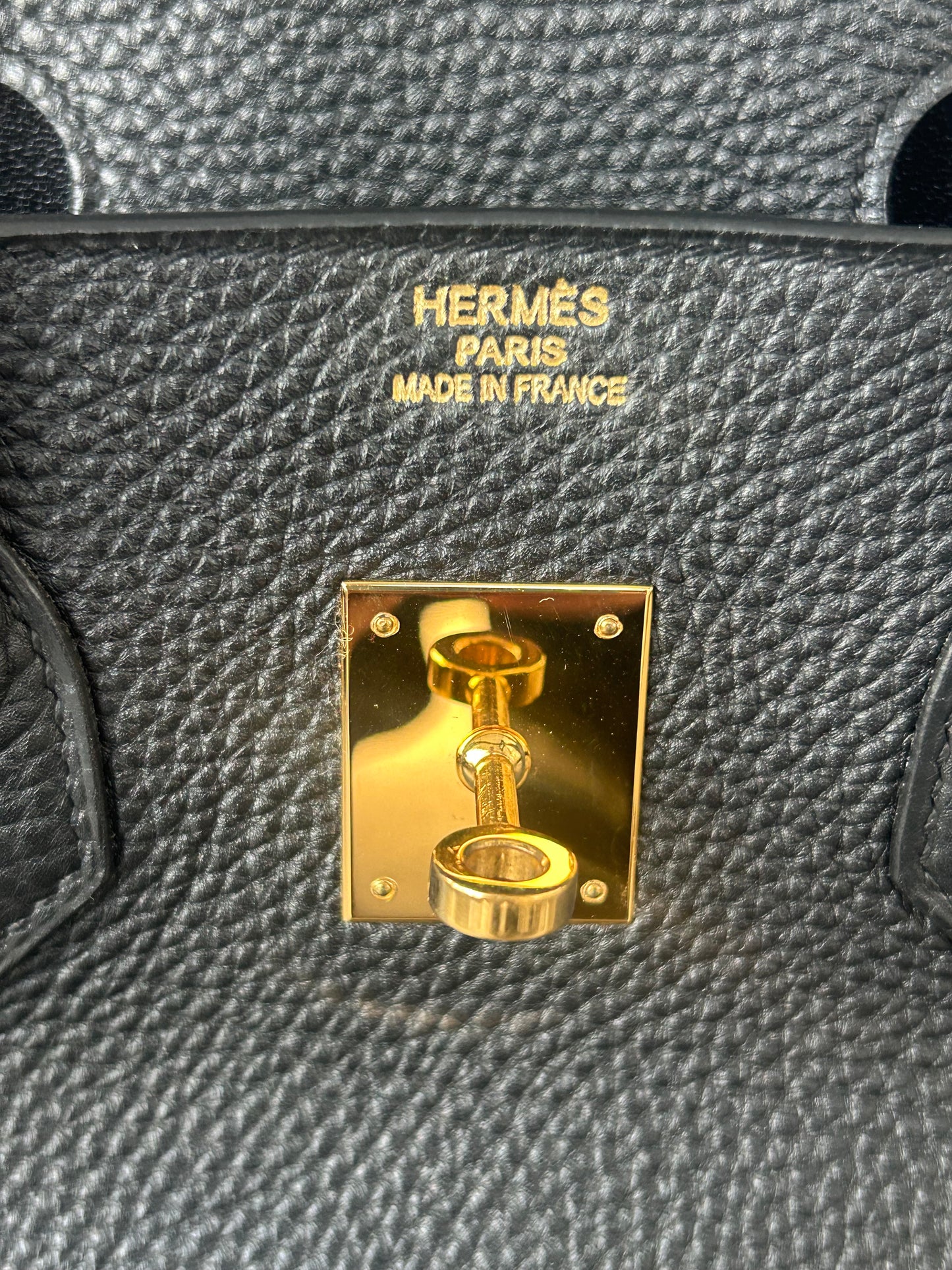 Hermes Black Togo & Gold Hardware Birkin 35