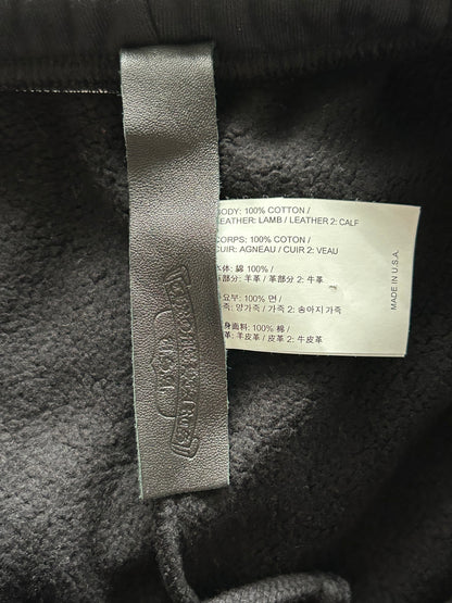 Chrome Hearts Black Cross Patch Sweatpants