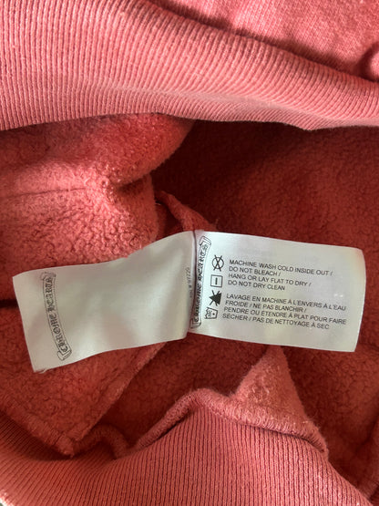 Chrome Hearts Drake Red Certified Cross Logo Hoodie
