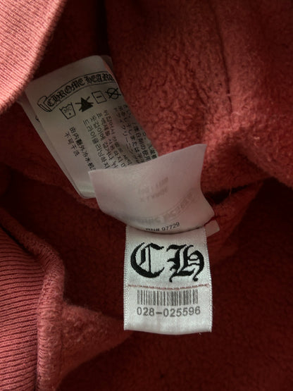 Chrome Hearts Drake Red Certified Cross Logo Hoodie