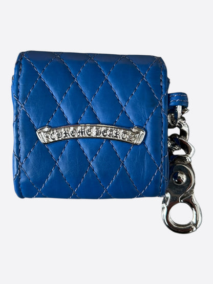 Chrome Hearts Blue London Exclusive Quilted Airpods Case