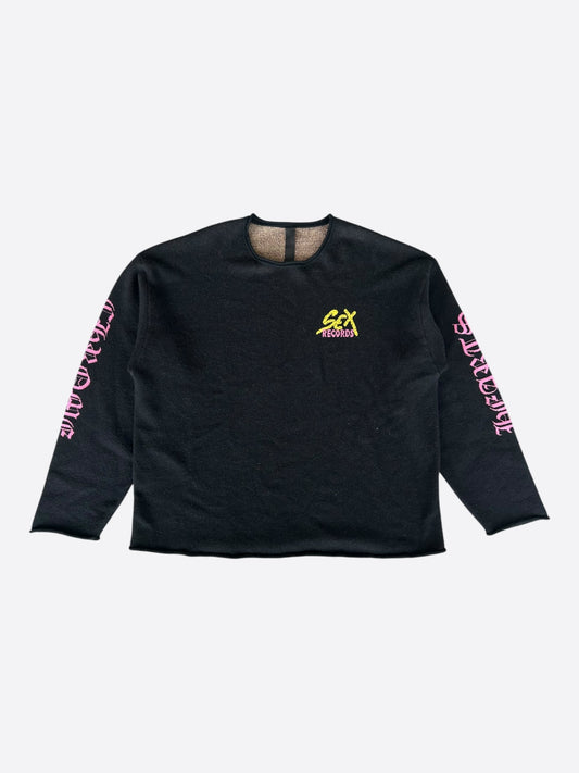 Chrome Hearts Matty Boy Black Sex Records Cashmere Sweater