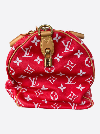 Louis Vuitton Red & White Monogram P9 Speedy 40