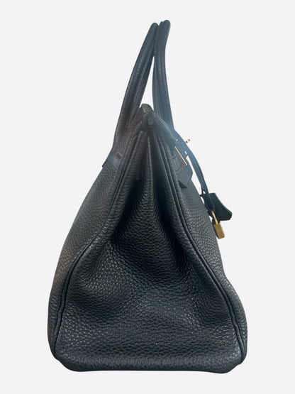 Hermes Black Togo & Gold Hardware Birkin 35