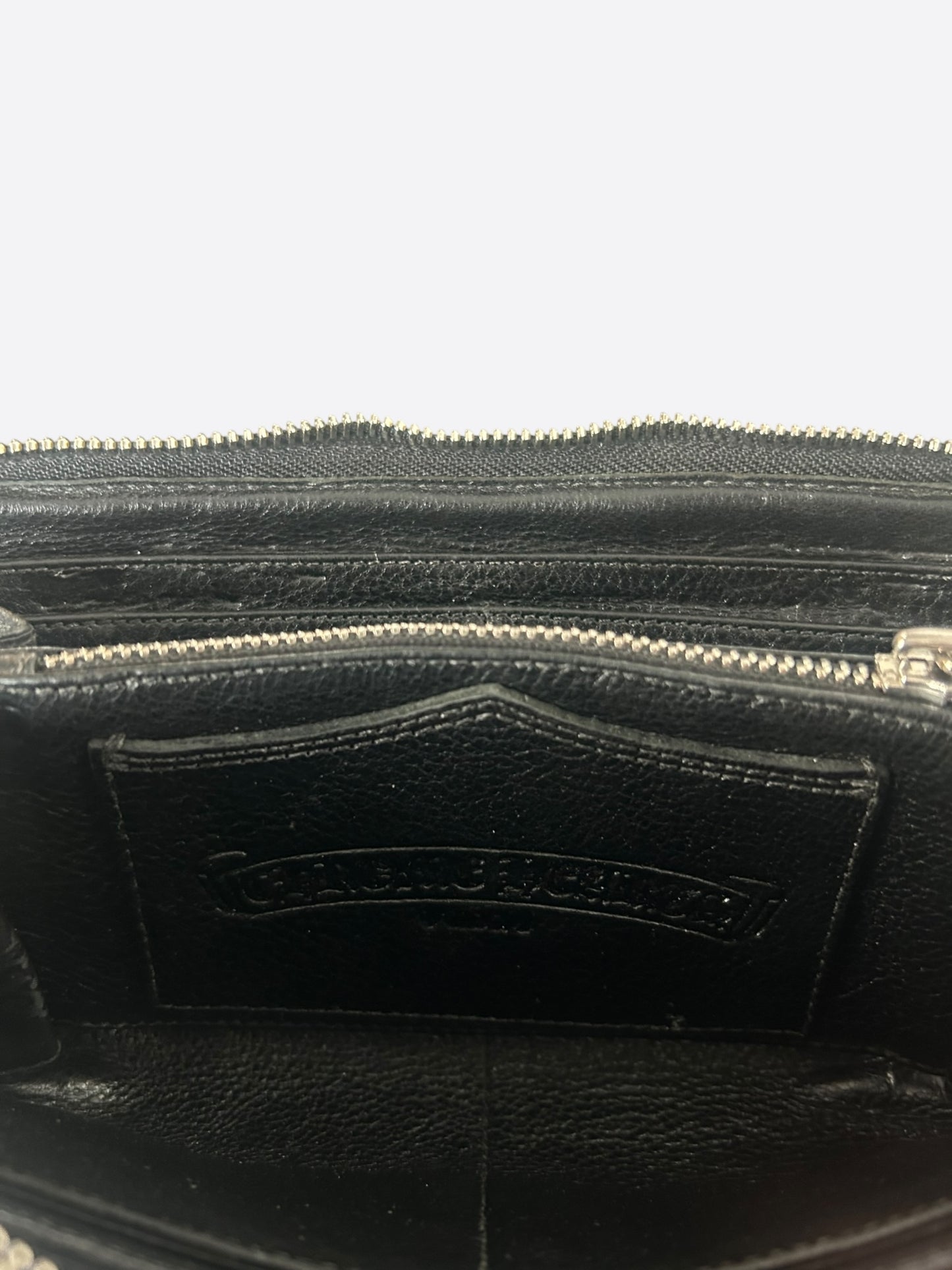 Chrome Hearts Black Multicolor Cross Patch Wallet