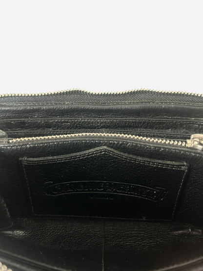 Chrome Hearts Black Multicolor Cross Patch Wallet