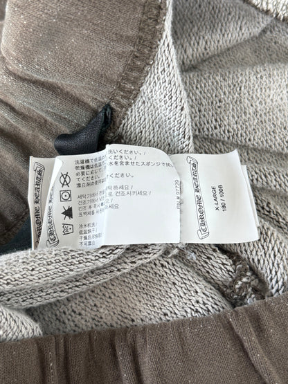 Chrome Hearts Olive & Black Embroidered Dagger Logo Sweatpants