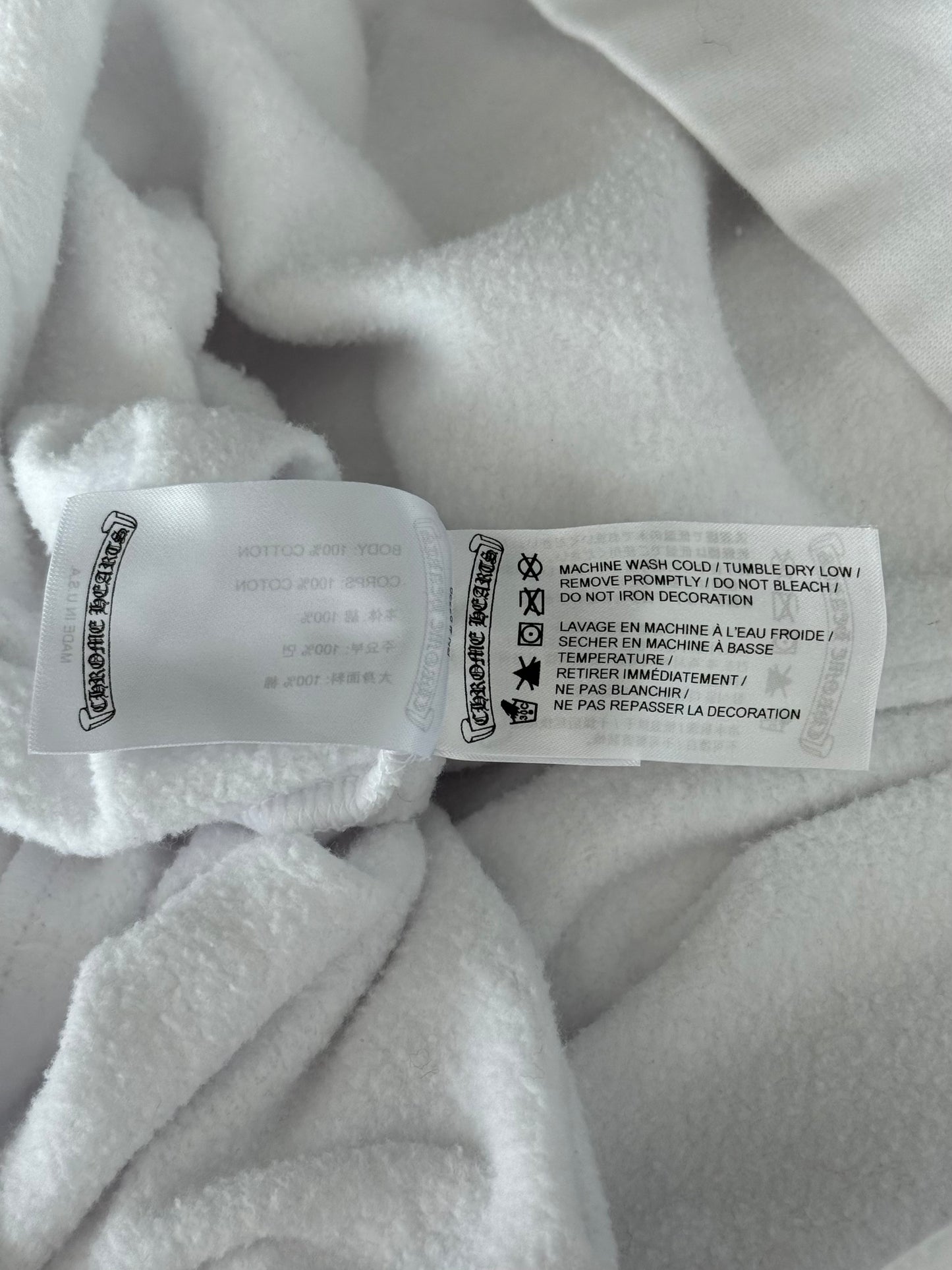 Chrome Hearts White & Blue Rolling Stones Hoodie