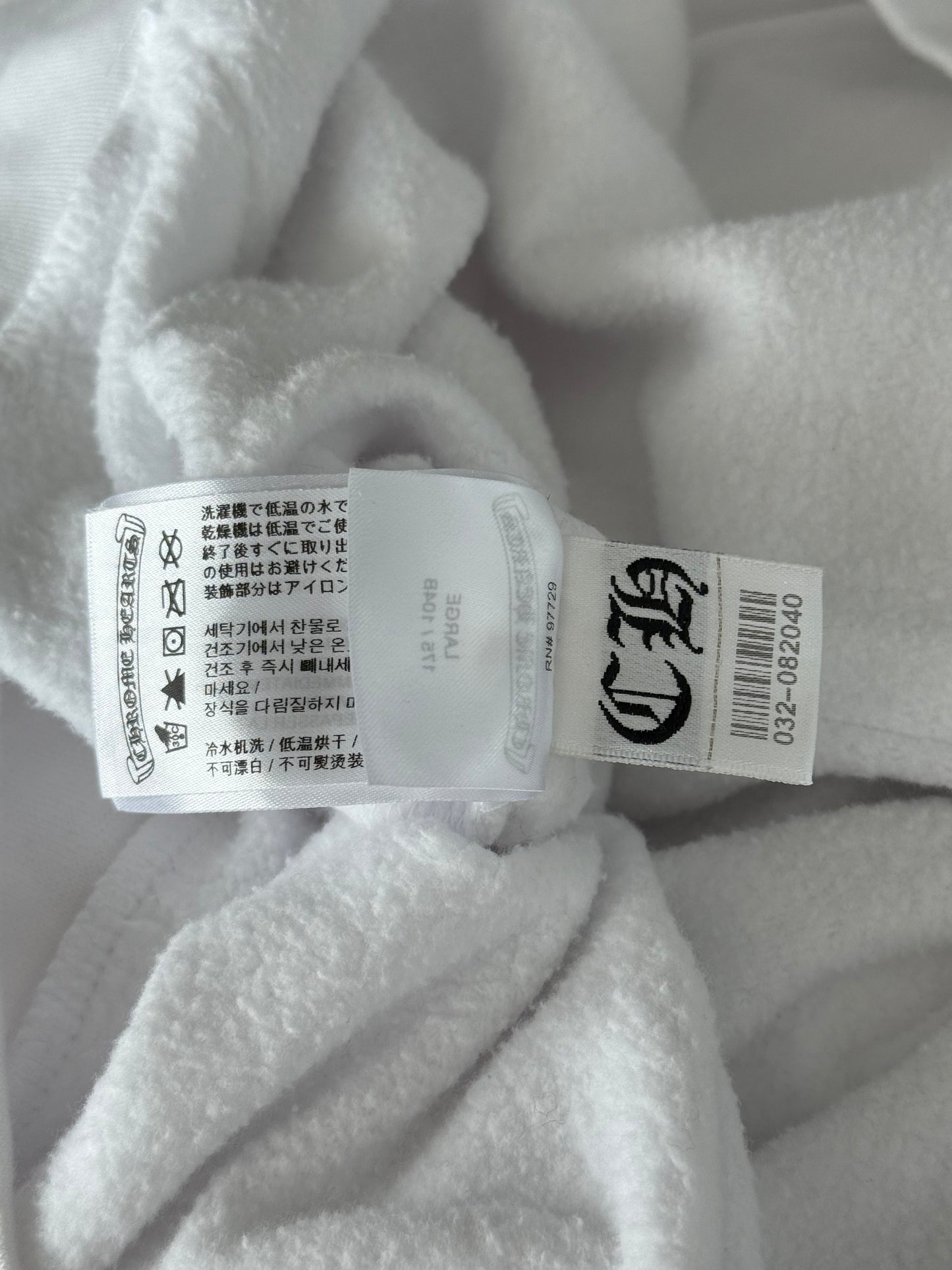 Chrome Hearts White & Blue Rolling Stones Hoodie