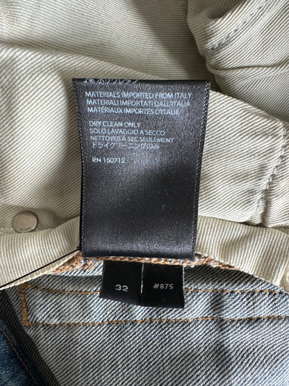Amiri Clay Indigo & Blue Bandana Patch MX1 Jeans