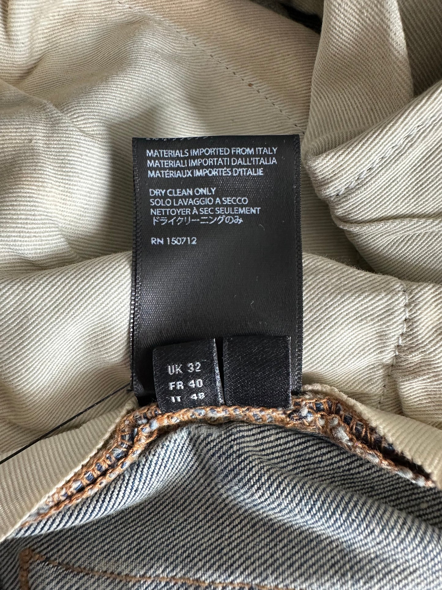 Amiri Clay Indigo & Blue Bandana Patch MX1 Jeans