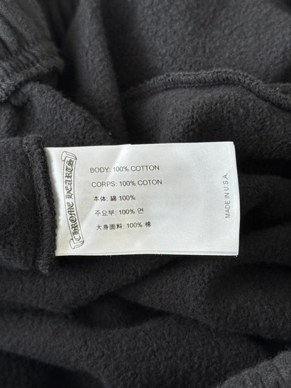 Chrome Hearts Black & White Horseshoe Logo Sweatpants