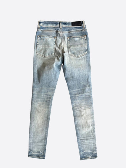 Amiri Clay Indigo & Blue Bandana Patch MX1 Jeans