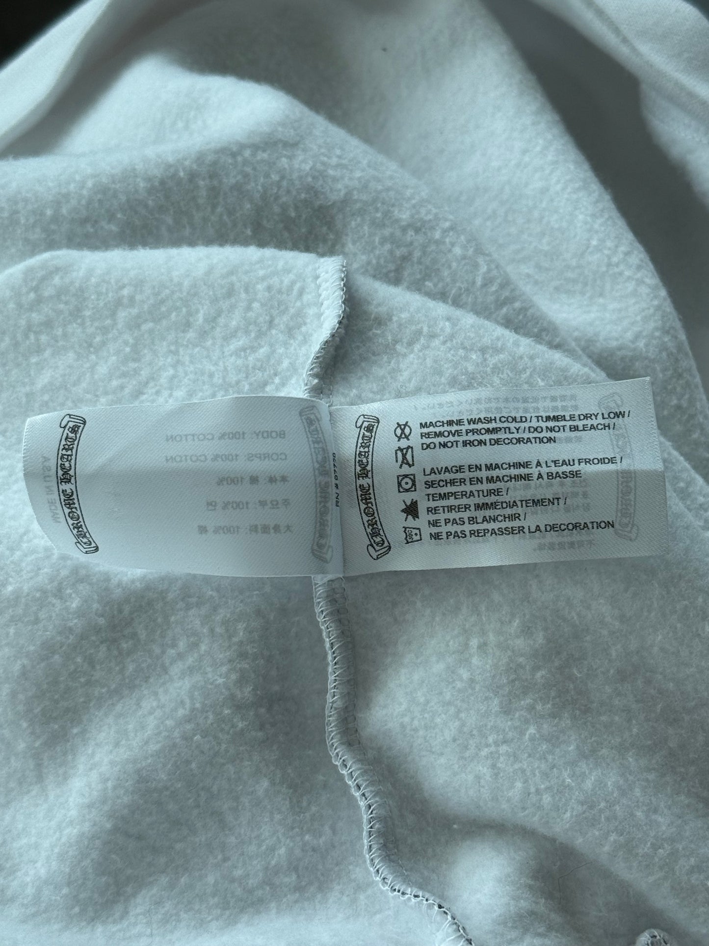 Chrome Hearts White & Red Laurie Lynn Stark Hoodie