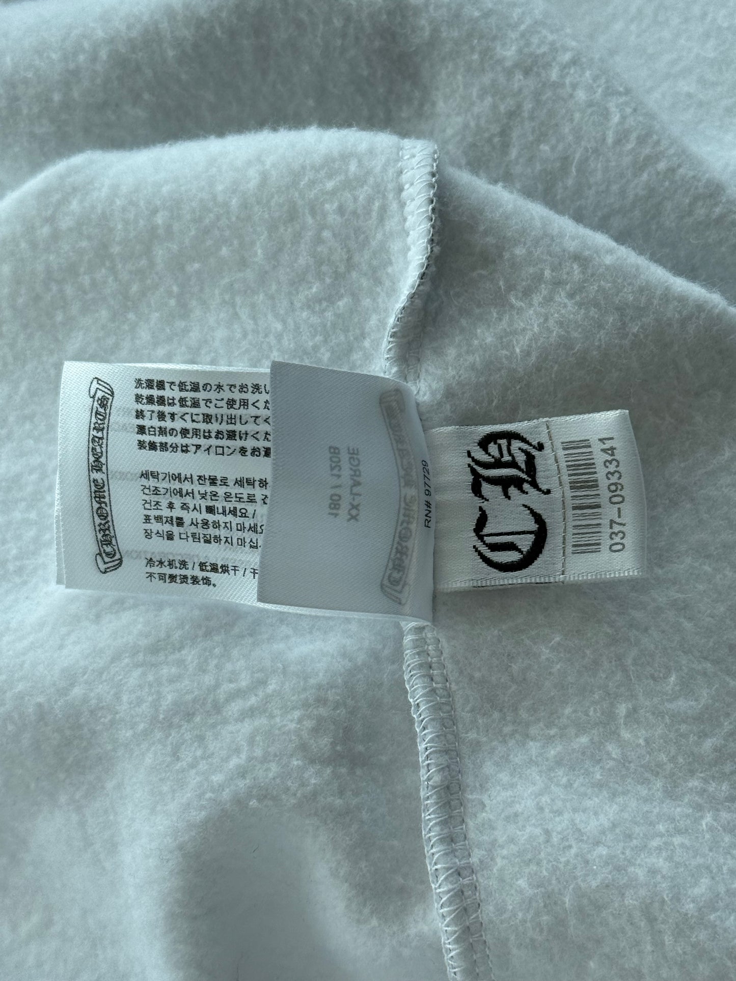 Chrome Hearts White & Red Laurie Lynn Stark Hoodie