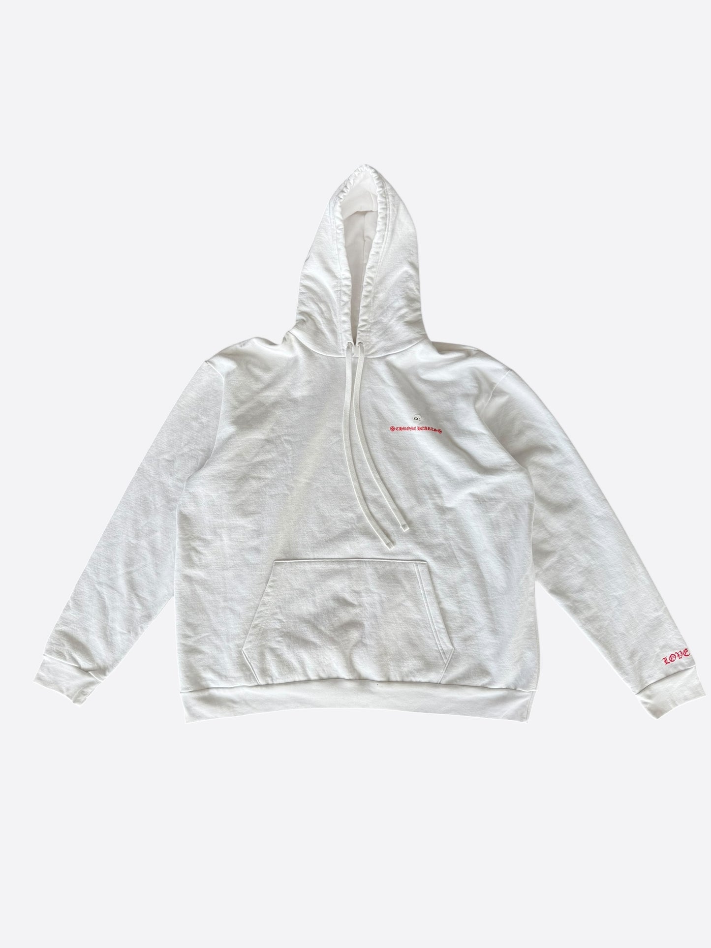 Chrome Hearts White & Red Laurie Lynn Stark Hoodie