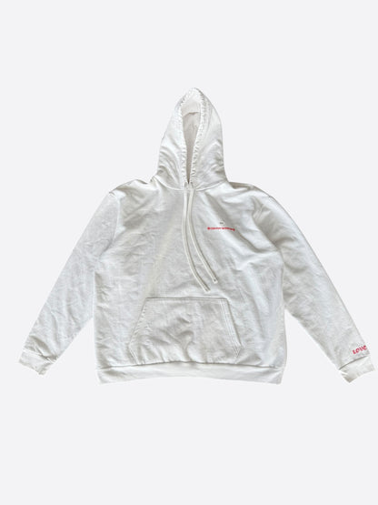 Chrome Hearts White & Red Laurie Lynn Stark Hoodie