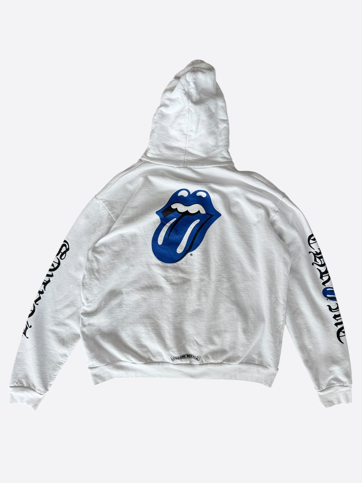 Chrome Hearts White & Blue Rolling Stones Hoodie