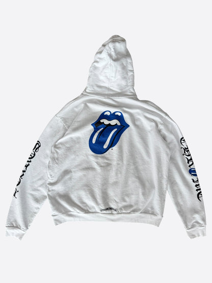 Chrome Hearts White & Blue Rolling Stones Hoodie