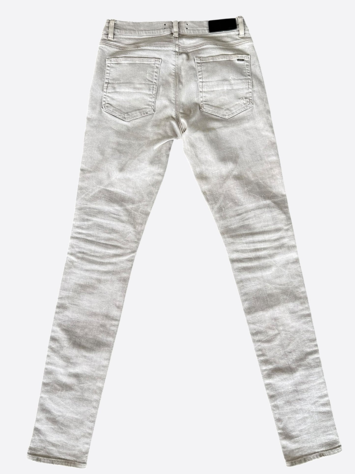 Amiri Light Grey Patch MX1 Jeans