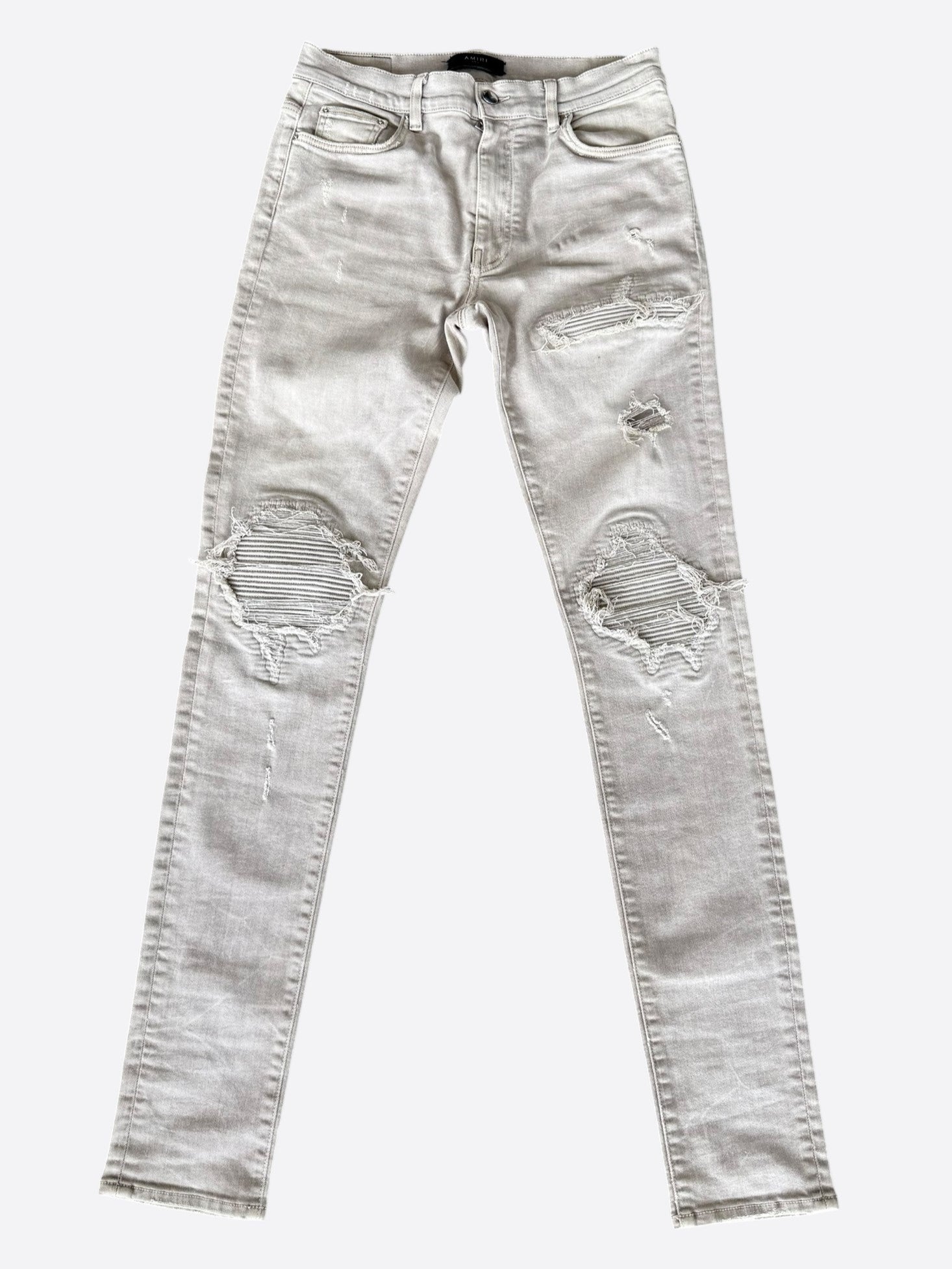 Amiri Light Grey Patch MX1 Jeans – Savonches