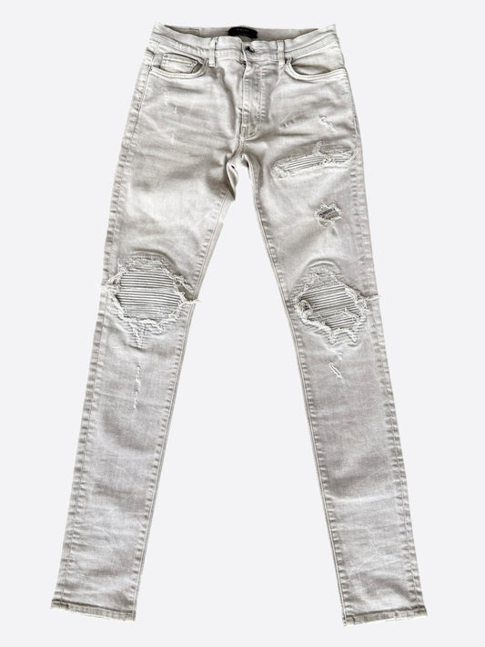 Amiri Light Grey Patch MX1 Jeans