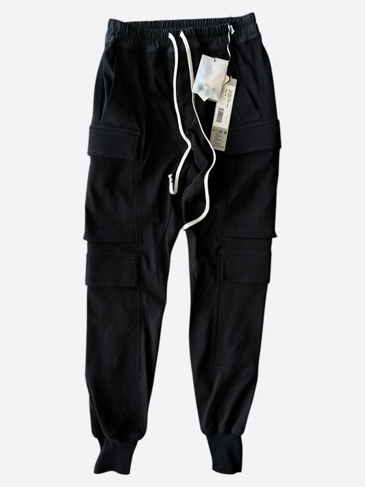 Rick Owens Black Mastodon Mega Cargo Pants