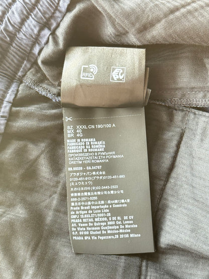 Prada Navy & White Logo Shorts