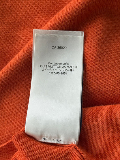 Louis Vuitton Orange Palm Trees Intarsia T-Shirt